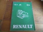 Werkplaatshandboek Renault Versnellingsbakken JB-serie 1986, Auto diversen, Handleidingen en Instructieboekjes, Ophalen of Verzenden