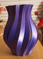 Laserprint paars/Gouden Design Vaas, Kunststof, Overige kleuren, 50 tot 75 cm, Ophalen of Verzenden