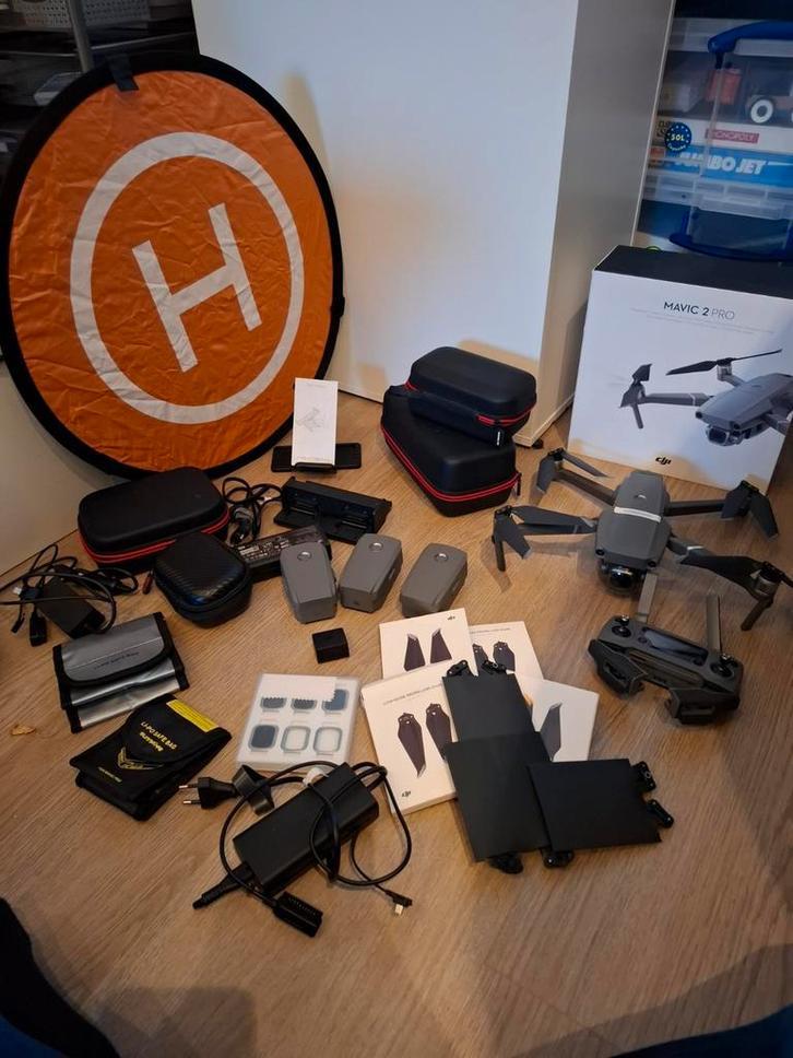 DJI Mavic 2 Pro - Complete Set met Extra's!, Audio, Tv en Foto, Drones, Zo goed als nieuw, Drone met camera, Ophalen