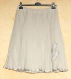 Marie Mero mooie katoenen rok  42 L met bloemen, Marie Mero, Beige, Maat 42/44 (L), Ophalen of Verzenden