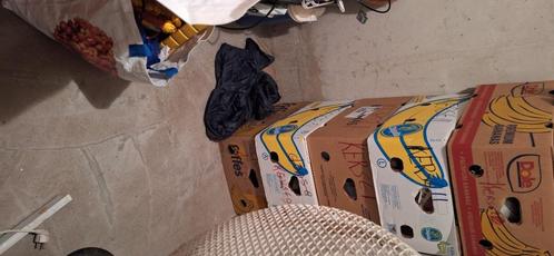 5 bananen dozen met kerst spullen, Diversen, Rommelmarktspullen, Zo goed als nieuw, Ophalen