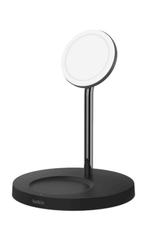 Belkin draadloze oplader 2 in 1 15W. Per stuk., Ophalen of Verzenden, Zo goed als nieuw, Apple iPhone