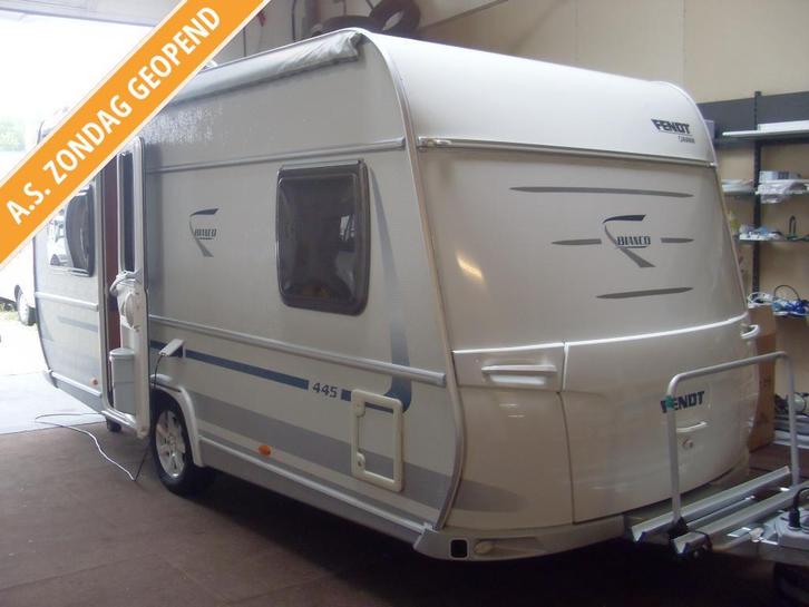 Fendt Bianco 445 TFB, Caravans en Kamperen, Caravans, Bedrijf, tot en met 4, 1000 - 1250 kg, Rondzit, Fendt, Frans bed, Overige typen