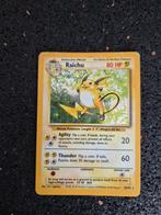 Raichu 14/102 base set holo, Hobby en Vrije tijd, Verzamelkaartspellen | Pokémon, Ophalen, Gebruikt, Losse kaart