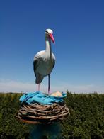 ooievaar op nest, Kinderen en Baby's, Kraamcadeaus en Geboorteborden, Ophalen, Zo goed als nieuw, Geboortebord