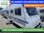 Hobby De Luxe 450 VOORTENT + RONDZIT + VASTBED, Caravans en Kamperen, Caravans, Hobby, Bedrijf, 6 tot 7 meter, Tot en met 4