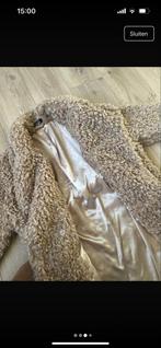 Ibana Teddy Coat Maat 38 - Weinig Gedragen, Kleding | Dames, Jassen | Zomer, Ophalen, Zo goed als nieuw, Maat 38/40 (M), Beige