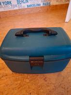 Beautycase Carlton met cijferslot hardcase, Ophalen, Gebruikt, Blauw