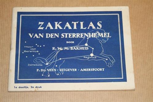 Zakatlas van den Sterrenhemel - Circa 1935 !!, Boeken, Wetenschap, Gelezen, Ophalen of Verzenden