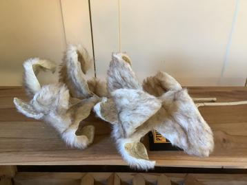 Nieuw 2 PTMD kunstbloemen lamsoor beschikbaar voor biedingen