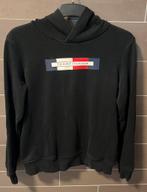 Zwarte Hilfiger hoodie, maat XS (176h, Zwart, Tommy Hilfiger, Ophalen of Verzenden, Zo goed als nieuw