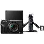 Canon PowerShot G7 X Mark III Premium-vlogkit, zwart, Audio, Tv en Foto, Fotocamera's Digitaal, Ophalen of Verzenden, Zo goed als nieuw
