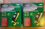 2x höfftech led statief draadloos 10W mini bouw lamp nieuw, Minder dan 50 watt, Ophalen of Verzenden, Lamp, Nieuw