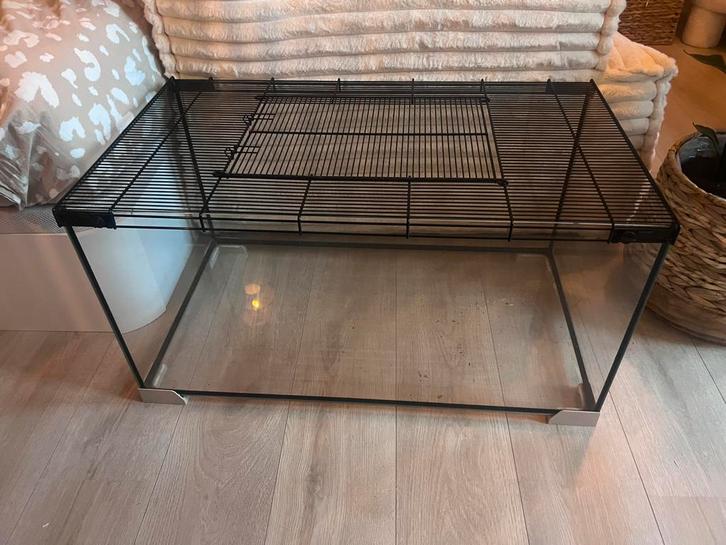 Hamsterscaping terrarium, Dieren en Toebehoren, Knaagdieren en Konijnen | Hokken en Kooien, Zo goed als nieuw, Overige typen, Minder dan 60 cm