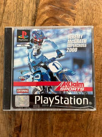Playstation 1 - Jeremy McGrath Supercross 2000 - PS One beschikbaar voor biedingen