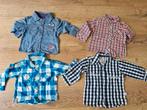 4 Stoere Jongens Blouses Maat 68, Ophalen of Verzenden, Gebruikt, Hema, Jongen
