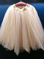 Mooie soepele beige Tule Rok maat S/36 knielengte, Carnaval, Ophalen of Verzenden, Zo goed als nieuw, Maat 36 (S)