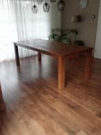 Mooie eikenhouten tafel te koop., Huis en Inrichting, Tafels | Eettafels, Ophalen, Gebruikt, Eikenhout, 200 cm of meer