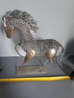 Paard van metaal 36 cm hoog, Ophalen of Verzenden