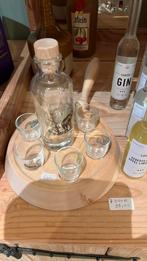 Shotjes stanaard met borrelglaasjes, Verzamelen, Glas en Borrelglaasjes, Ophalen of Verzenden, Zo goed als nieuw, Borrel- of Shotglas