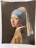 Meisje met de parel van Vermeer ( poster ) 46x35 cm, Ophalen of Verzenden