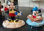 Twee Mickey Mouse Disney beeldjes, Verzamelen, Disney, Mickey Mouse, Ophalen of Verzenden, Zo goed als nieuw, Beeldje of Figuurtje