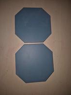 Winckelmans octagon tegels 15 cm blauw en 10x10 cm geel, Ophalen, Minder dan 20 cm, Minder dan 5 m², Wandtegels