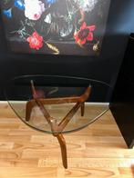 Salon tafel breno bruin eiken van kwantum, Huis en Inrichting, Tafels | Salontafels, Ophalen, 50 tot 100 cm, Eikenhout, Nieuw