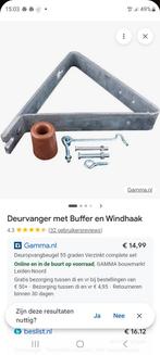 Deurbuffer haaks met windhaak, Ophalen, Nieuw