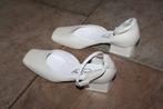Sophie Sposa leren ivoorkleurig schoenen blokhak 36 KOOPJE, Sophie Sposa, ., Beige, Schoenen