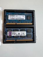 2 Maal 4GB 1Rx8 PC3-12800S-11-10-B2 Geheugen, Gebruikt, DDR3, Ophalen of Verzenden, Laptop
