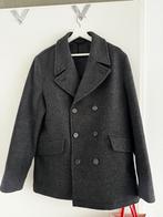 Ted Baker donkergrijze heren winterjas(wol), Ophalen of Verzenden, Zo goed als nieuw, Grijs