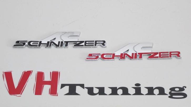 BMW AC schnitzer 3D logo zelfklevend 11CM metaal, Auto diversen, Tuning en Styling, Ophalen of Verzenden