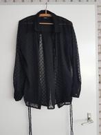 Mooie, zwarte blouse, mt 38, Maat 38/40 (M), Ophalen of Verzenden, Zo goed als nieuw, Zwart