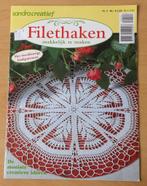 Haken - Sandra Creatief - Filethaken - nr.4 - 2004, Hobby en Vrije tijd, Breien en Haken, Patroon of Boek, Gebruikt, Haken, Verzenden