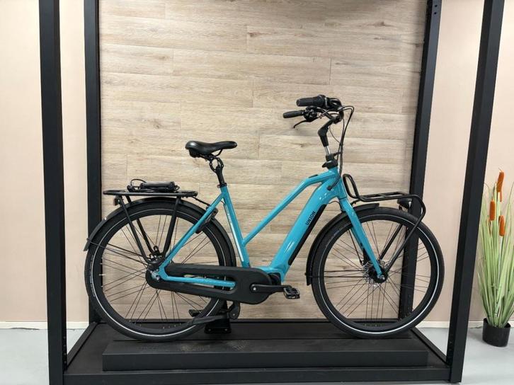 Union E-LANE HMS T7 Dames monotube Java Blue 54cm 2023, Fietsen en Brommers, Elektrische fietsen, Gebruikt, Overige merken, 51 tot 55 cm