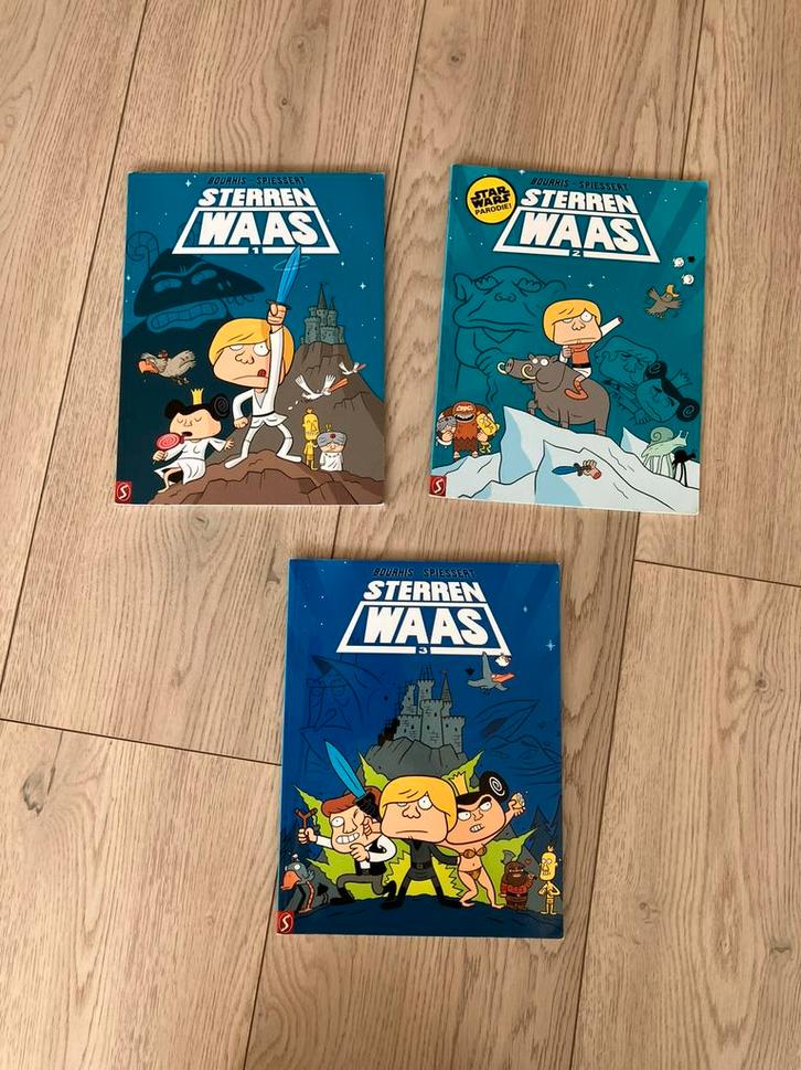 SterrenWaas deel 1, 2 en 3, Boeken, Stripboeken, Zo goed als nieuw, Meerdere stripboeken, Ophalen of Verzenden