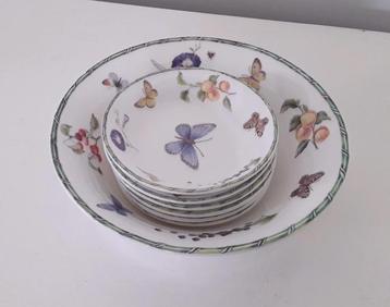Set schaaltjes Janneke Brinkman, Fruit & Flower, 7 delig beschikbaar voor biedingen