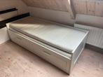 IKEA BRIMNES bedbank, Huis en Inrichting, Ophalen, Wit, 200 cm, Hout