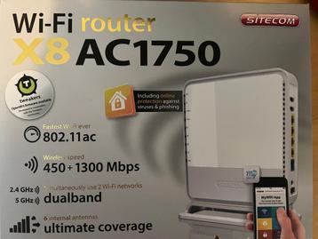Sitecom WLR-8100 Wireless-AC Router X8, 1750Mbps beschikbaar voor biedingen
