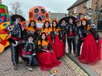 Mooie loopgroep Mexicaanse geesten, 1e prijs mee behaald, Ophalen, Gedragen, Maat 42/44 (L), Carnaval