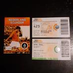 Programma en tickets Nederland-Ecuador 1-6-2005., Verzamelen, Sportartikelen en Voetbal, Zo goed als nieuw, Verzenden