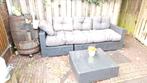 Loungebank met salontafel voor tuin, Ophalen, Gebruikt, Bank