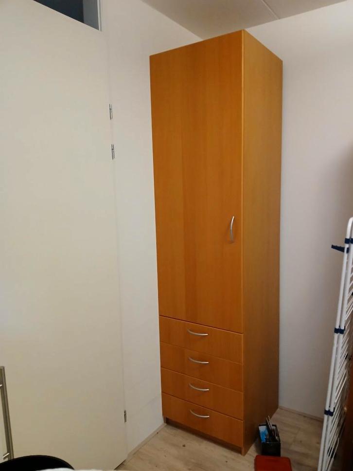 Pax kledingkast 60x60x236 houten fineer, Huis en Inrichting, Kasten | Kledingkasten, Gebruikt, 200 cm of meer, 50 tot 100 cm, 50 tot 75 cm