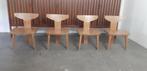 Zeer zeldzame Deens design Jakob Kielland Brandt, Huis en Inrichting, Stoelen, Ophalen, Gebruikt, Bruin, Vier