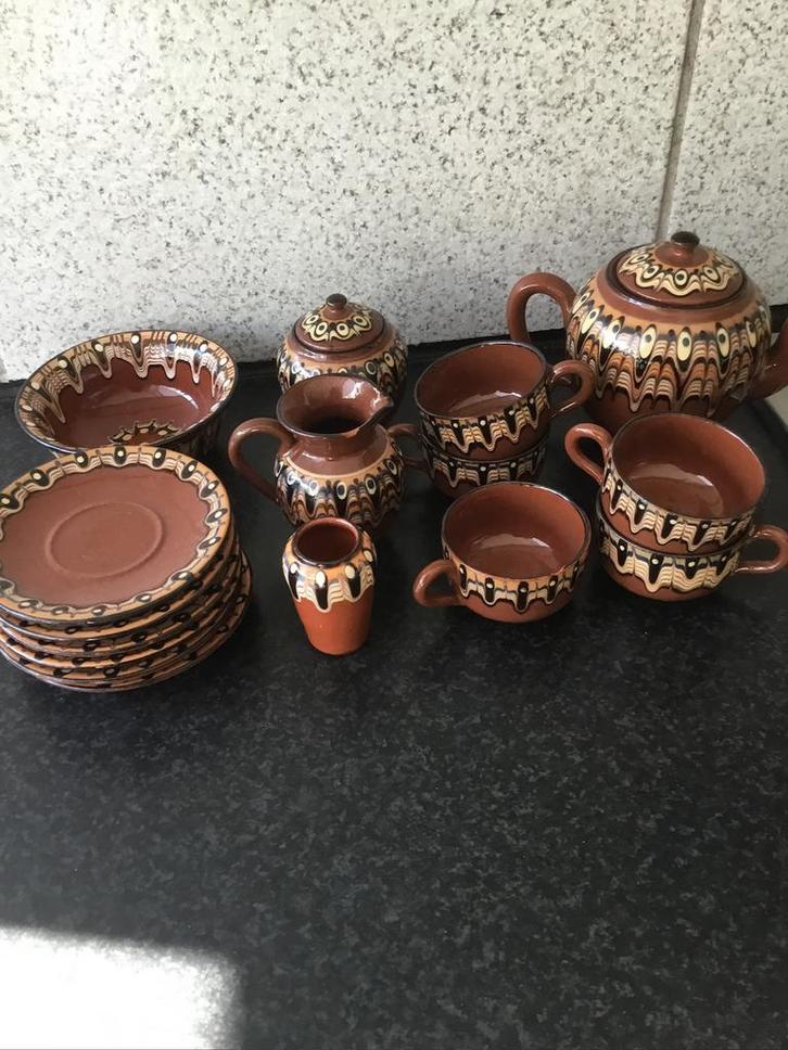 Bulgaars serviesje, Antiek en Kunst, Antiek | Servies compleet, Ophalen of Verzenden