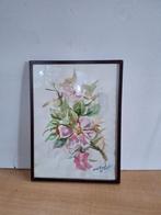 schilderij bloemen, Antiek en Kunst, Kunst | Schilderijen | Klassiek, Ophalen of Verzenden