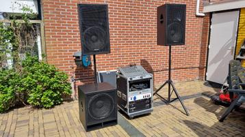 JB Systems Speaker set Amp / stage rack mengpaneel kabels ed beschikbaar voor biedingen