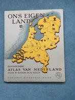 Atlas Ons eigen land Nederland 1947, Ophalen of Verzenden, 1800 tot 2000, Nederland, Landkaart