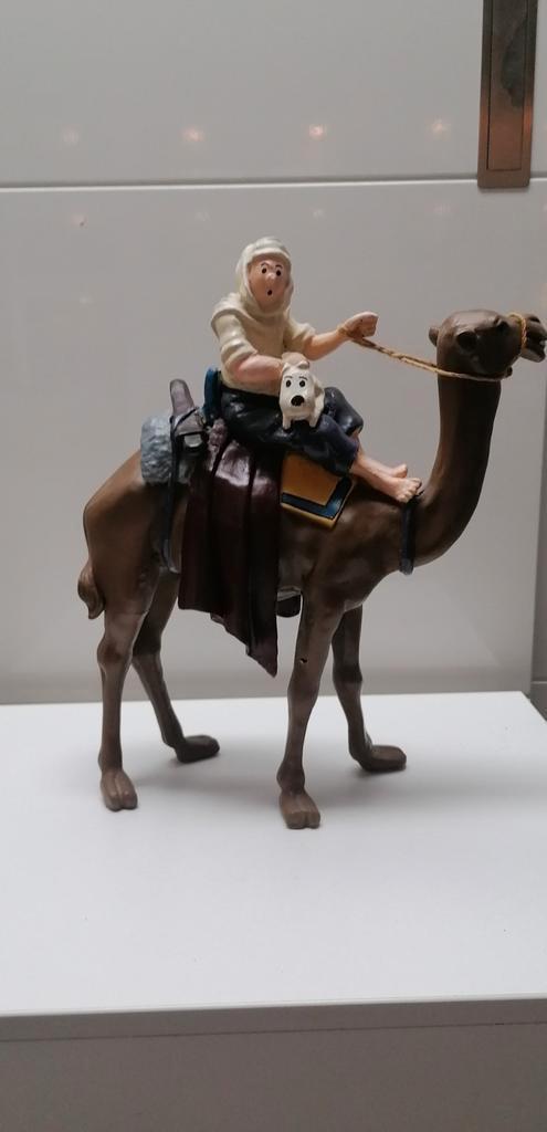 Kuifje op dromedaris beeld groot, Verzamelen, Stripfiguren, Zo goed als nieuw, Beeldje of Figuurtje, Kuifje, Ophalen of Verzenden